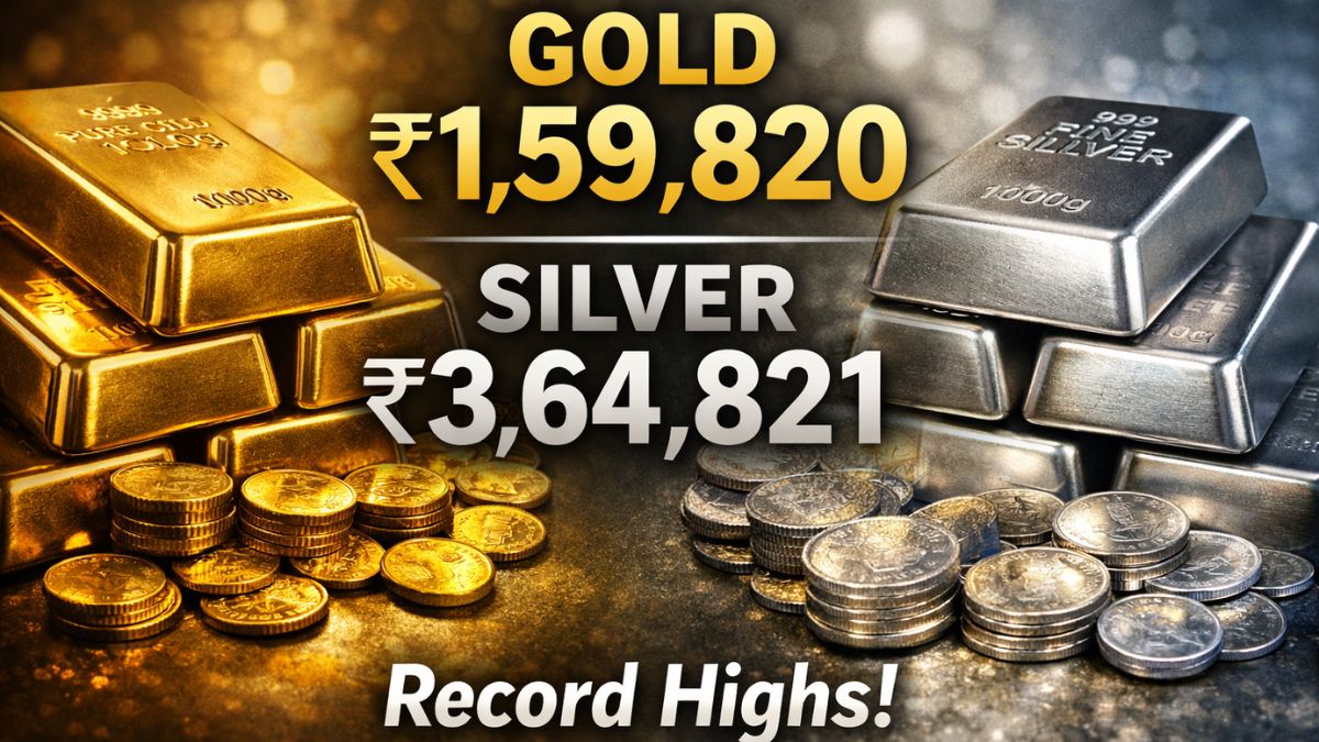 Gold futures near Rs 1.6 lakh as precious metals scale fresh peaks—Check rates in your city