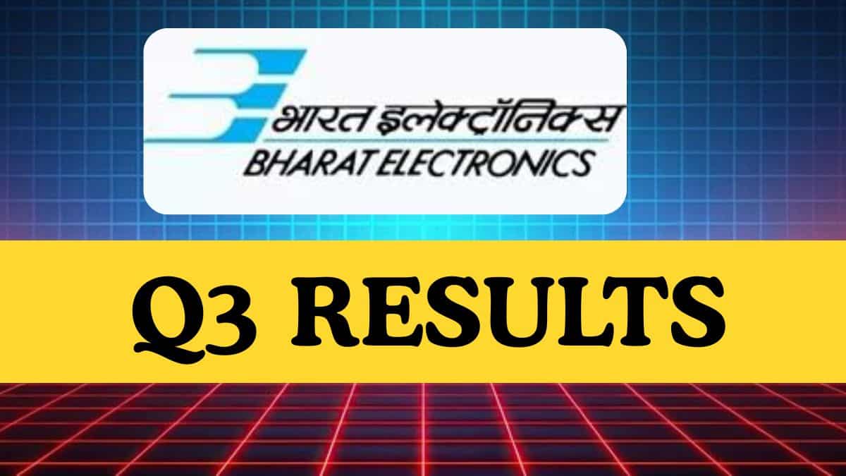 BEL Q3 Results: Profit grows 20% YoY, Revenue up 24%, Check update on order book