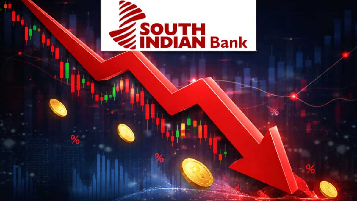 Why did South Indian bank shares plunge nearly 19% today?