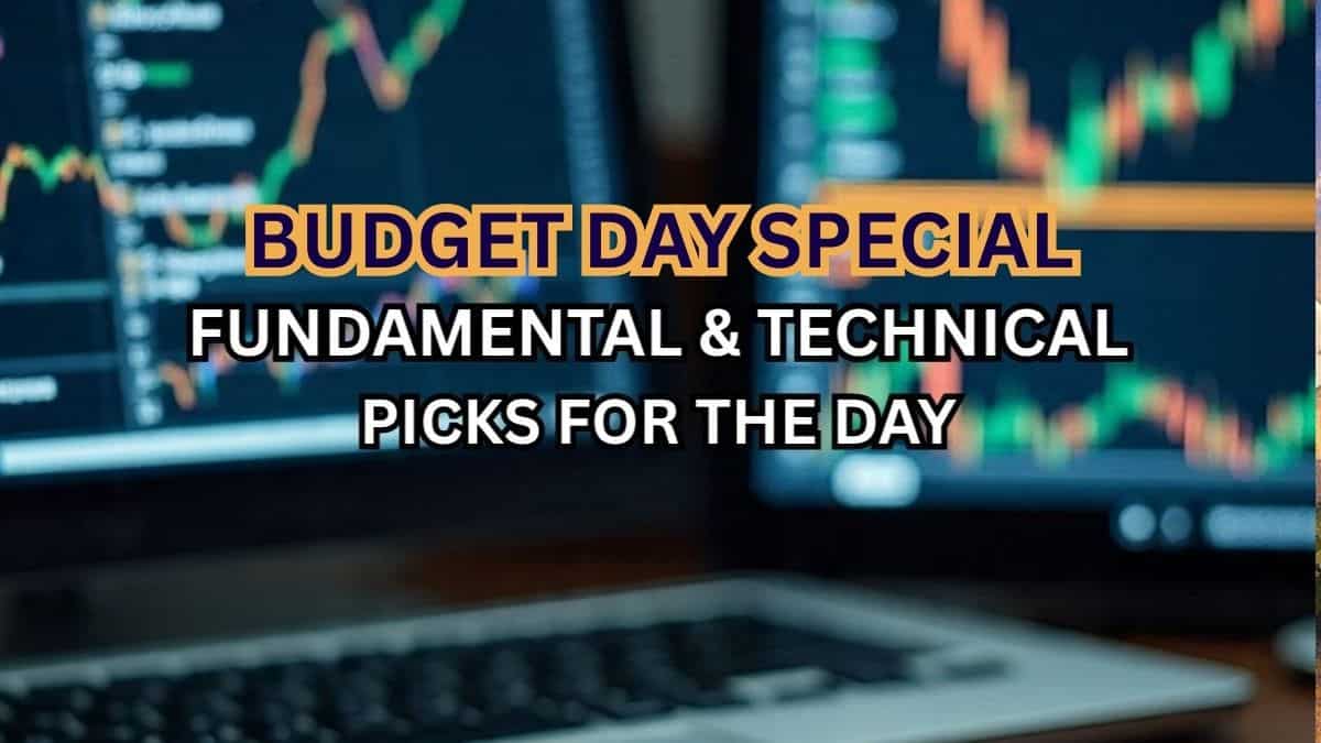 Budget Day Special: Bank of Baroda, Sun Pharma, SAIL, MTAR Tech, other fundamental & technical picks for Feb 1