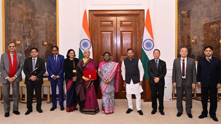 FM Sitharaman's Budget Day 'saree' draws attention once again!