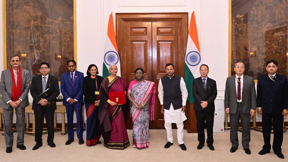 FM Sitharaman's Budget Day 'saree' draws attention once again!