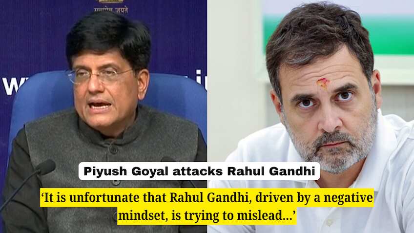 India-US Trade Deal: Rahul Gandhi attempting to mislead country, says Piyush Goyal 