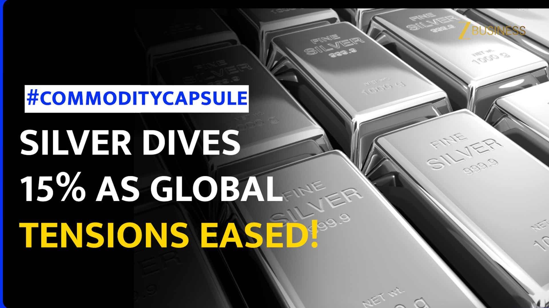 Commodity Crash: Silver Plunges 15% As US-China Tensions Ease And Oil Hits $68