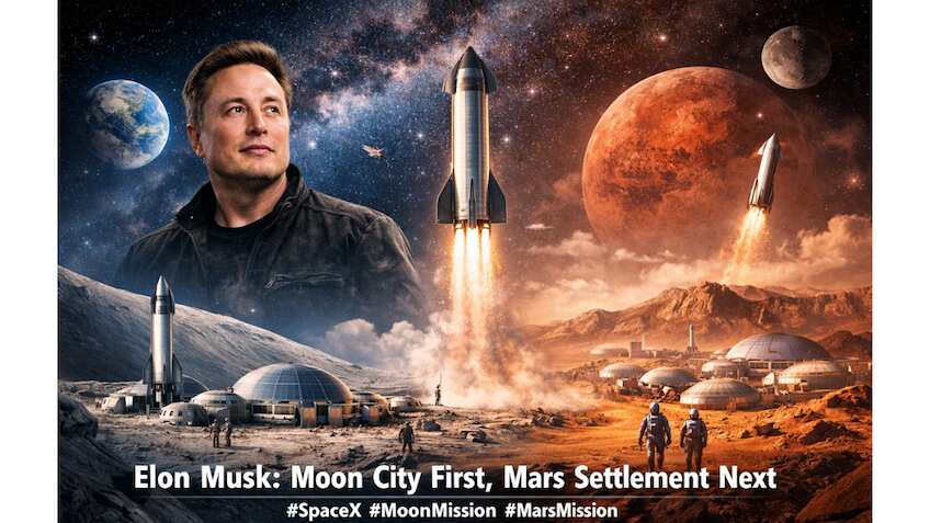 From Rockets to Residences: Musk eyes city-building on the moon in the next 10 years