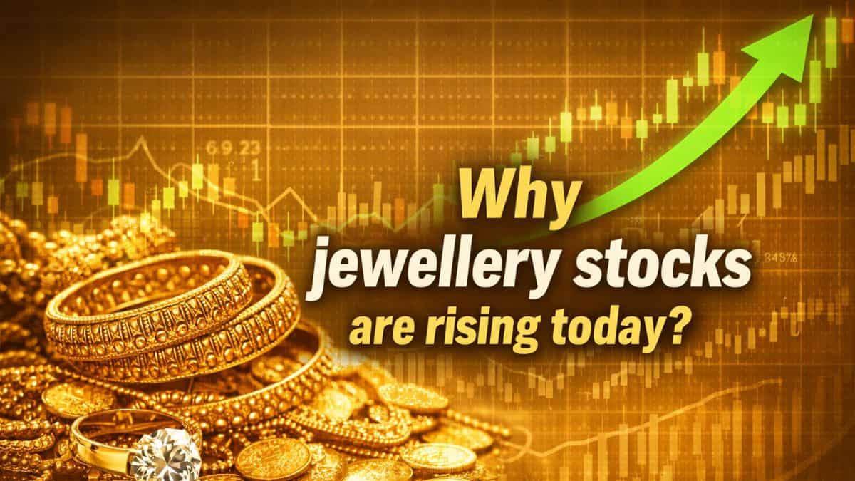 Why are jewellery stocks rising today?