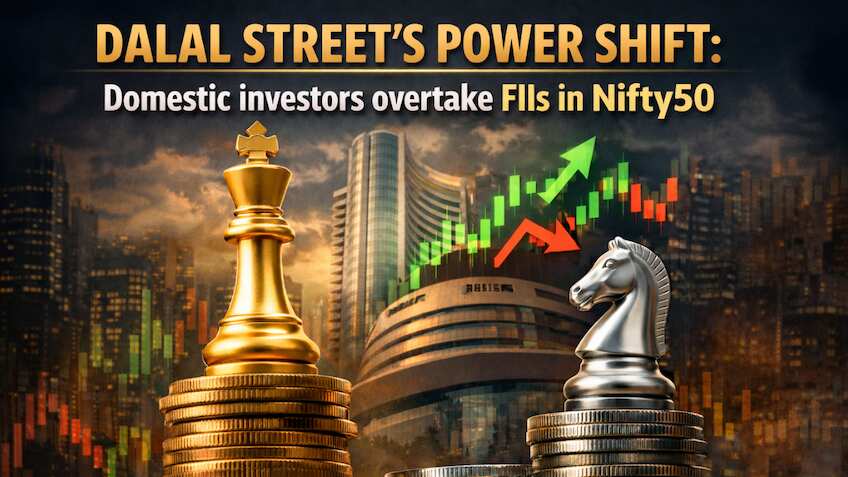 Dalal Street’s Power Shift: Domestic investors overtake FIIs in Nifty50