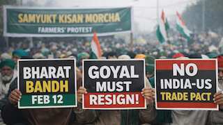 Bharat Bandh on February 12: Farmers’ body calls for Piyush Goyal’s resignation over US trade pact