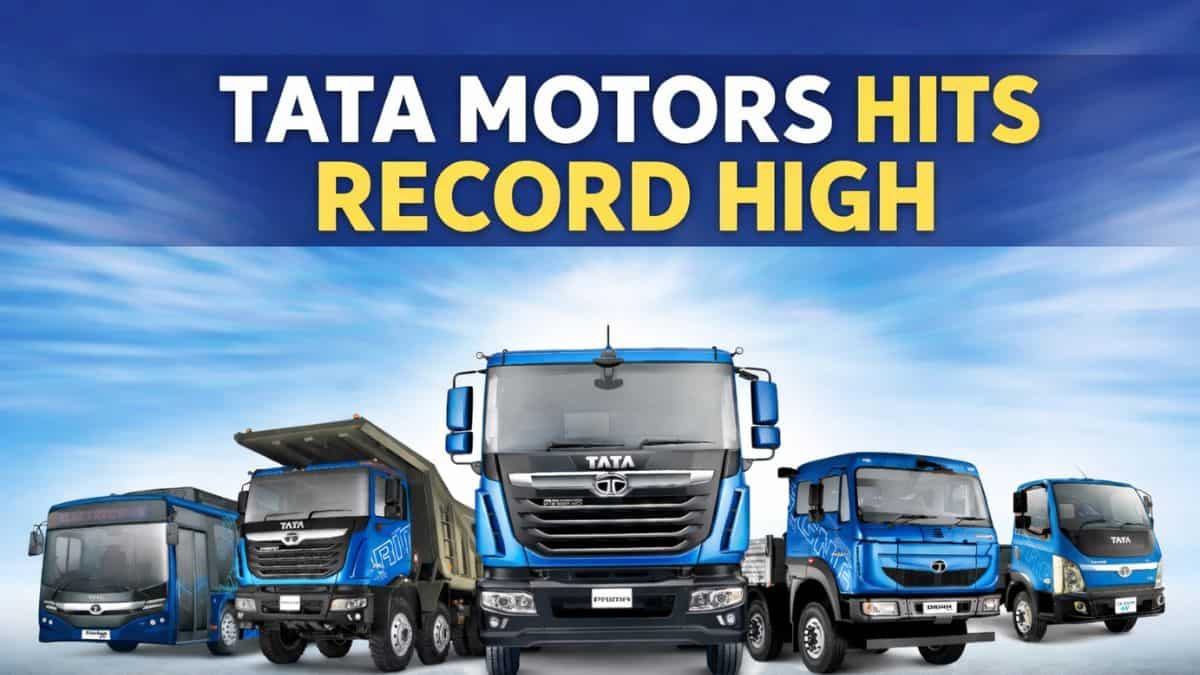Tata Motors climbs 4% to record high; what's driving the rally?