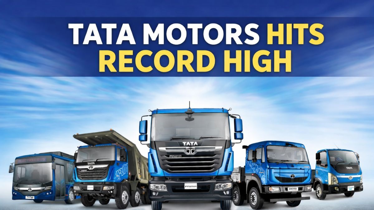 Tata Motors climbs 4% to record high; what's driving the rally?