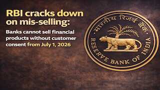 RBI cracks down on mis-selling: Banks cannot sell financial products without customer consent from July 1, 2026