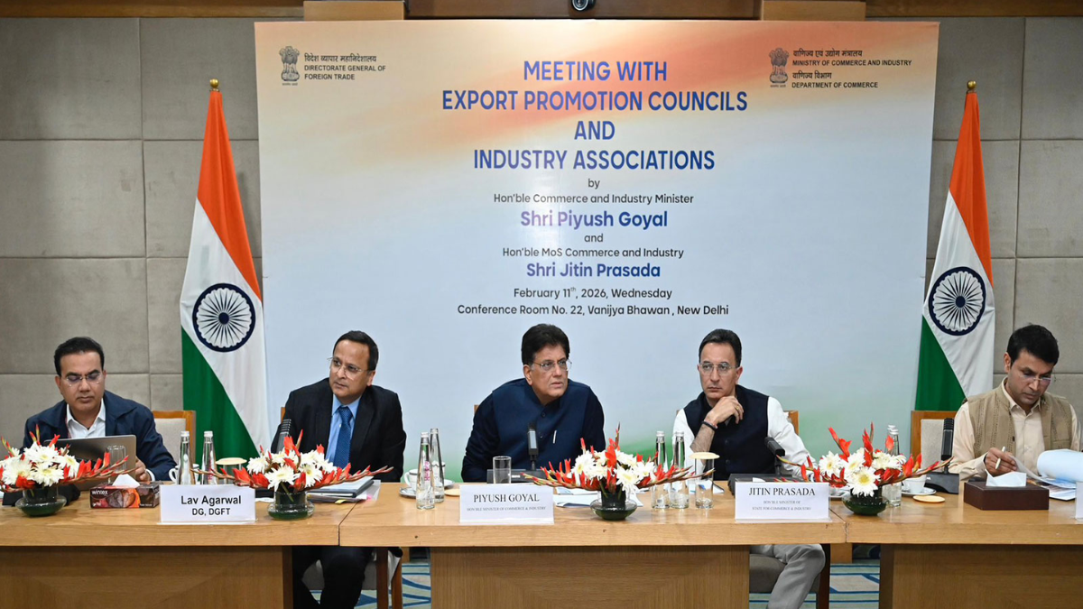 Goyal urges exporters to strengthen competitiveness through new trade deal