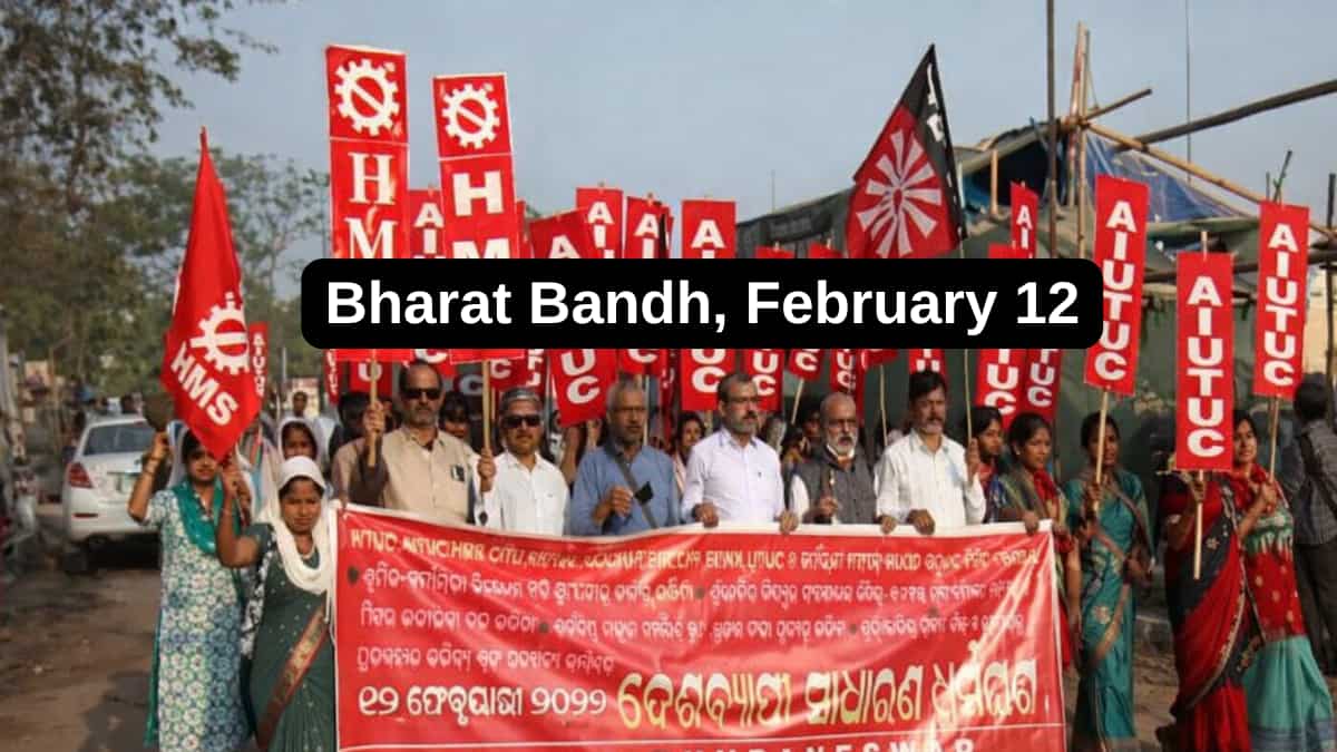 Bharat Bandh on February 12: Farmers, unions march nationwide; roads blocked, transport hit in several states