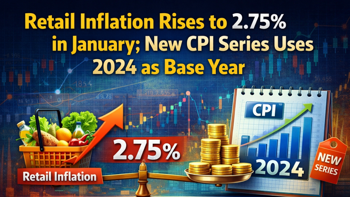 Retail inflation rises to 2.75% in January; MoSPI rolls out new CPI series with 2024 base year