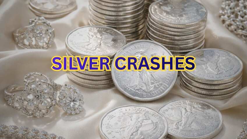 Silver Price Crash: White metal slumps 9%, MCX near-month futures crack below Rs 2,39,350 mark—What's fuelling the fall?