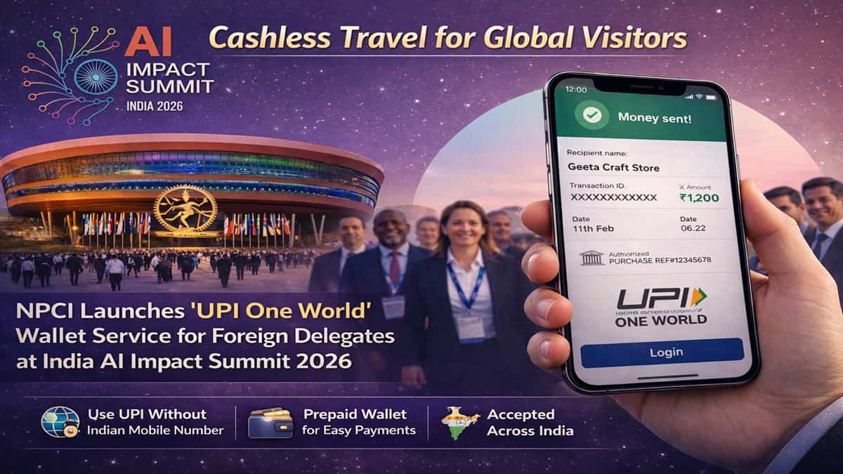 AI Summit 2026: Foreign visitors can use UPI in India via ‘UPI One World’ wallet—Rules, limits, refunds explained