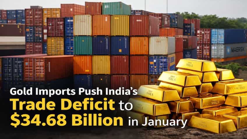 Gold imports push India’s trade deficit to $34.68 billion in January