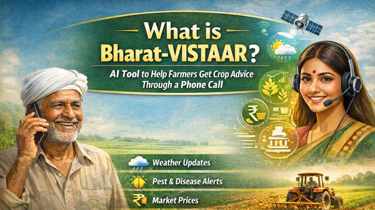 What is Bharat-VISTAAR? AI tool that helps farmers get crop advice through a simple phone call: Explained