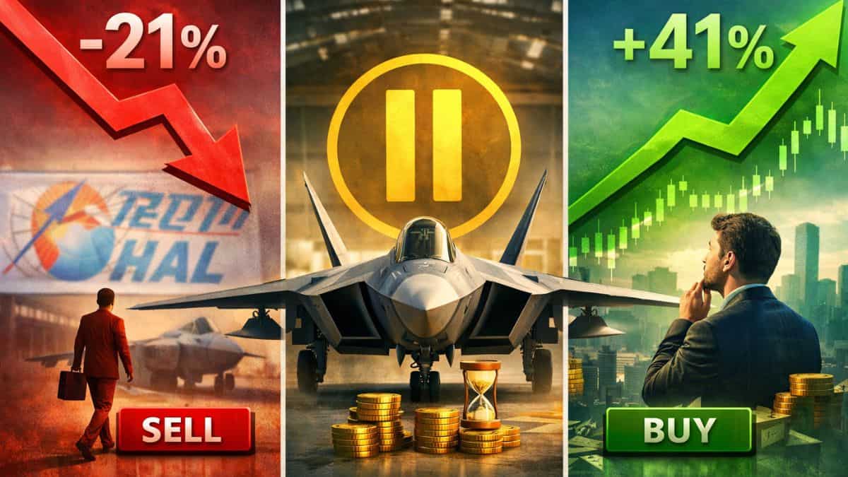 HAL Share Price: 41% upside or 21% downside? Brokerages split on Maharatna defence stock after AMCA exit