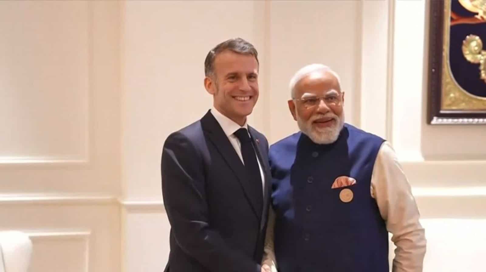 "India wants to co-produce Rafale, handle more maintenance which is legitimate," says French President Macron
