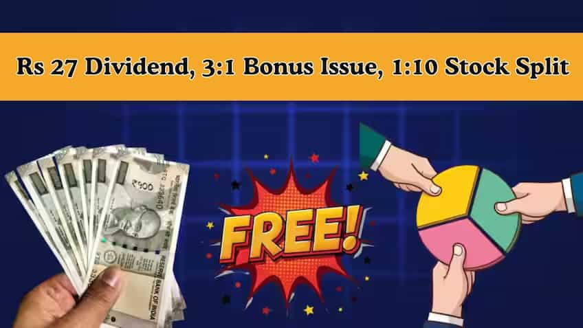 Rs 27 Dividend, 3:1 Bonus Issue, 1:10 Stock Split: 11 Stocks to turn ex ...