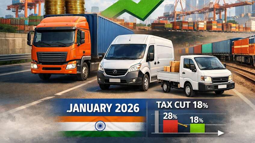 Commercial vehicle industry surges 27% (YoY) in January on GST boost: ICRA