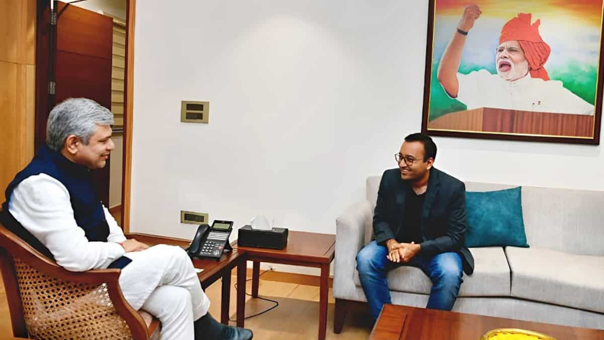 Ashwini Vaishnaw meets Ather Energy CEO to discuss semiconductor role in EV technology