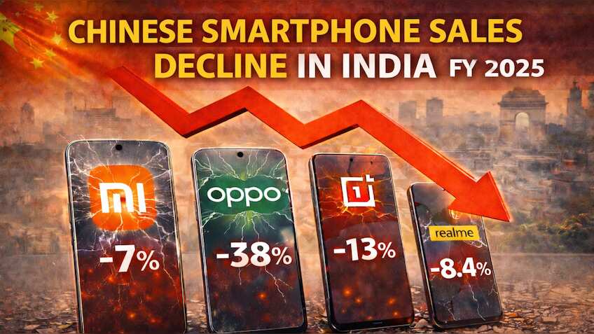 Chinese smartphones suffer setback in India, sales fall due to premium shift