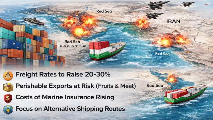 Middle East Tensions: Shipping disruptions push Indian government to act on export concerns