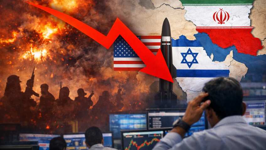 Stock Market Crash Today: Geopolitics rattle Dalal Street: Sensex, Nifty crack over 1.6% amid crude fears