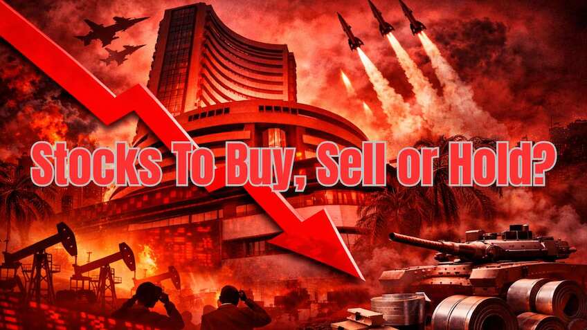 Stock Market Crash: Sensex, Nifty slide nearly 2% — Which stocks to buy, hold or sell amid Iran-Israel crisis?