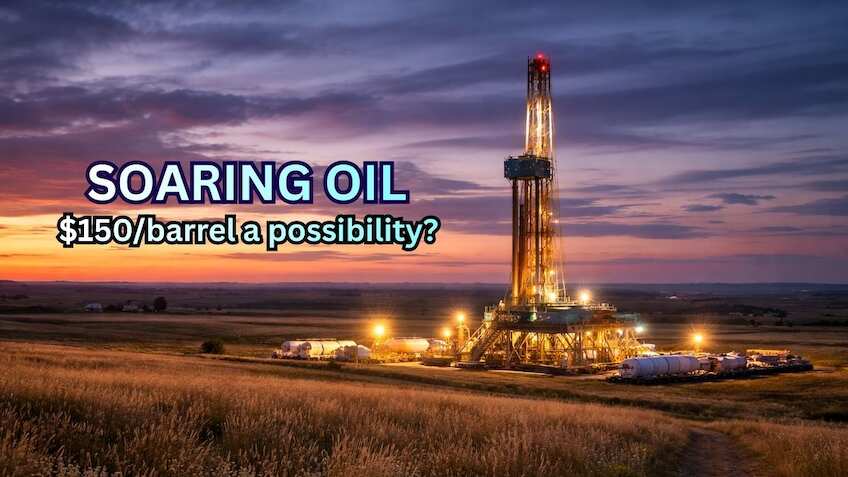 Crude oil soars past $94/barrel; next stop $150/barrel? 