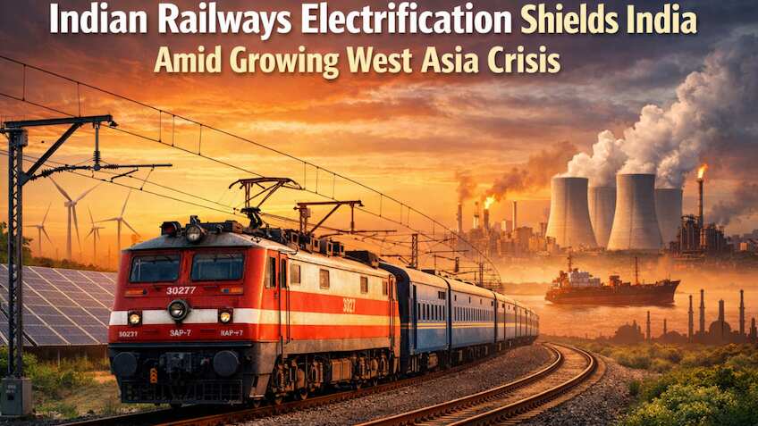 Indian Railways electrification boosts energy security amid West Asia oil supply crisis