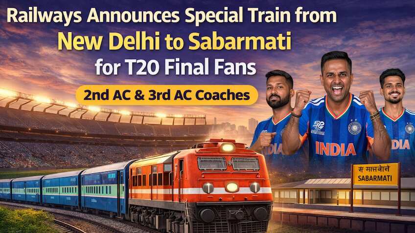 Cricket fan travelling for the T20 World Cup final but flight tickets are expensive? Indian Railways has a solution