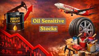Why are Asian Paints, JK Tyre, IndiGo and other oil sensitive stocks falling today?