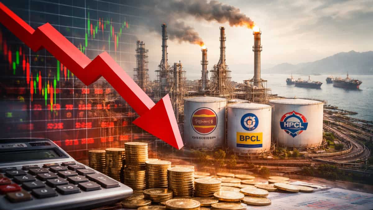 IOCL, BPCL and HPCL shares drop as rising oil prices shake Indian markets