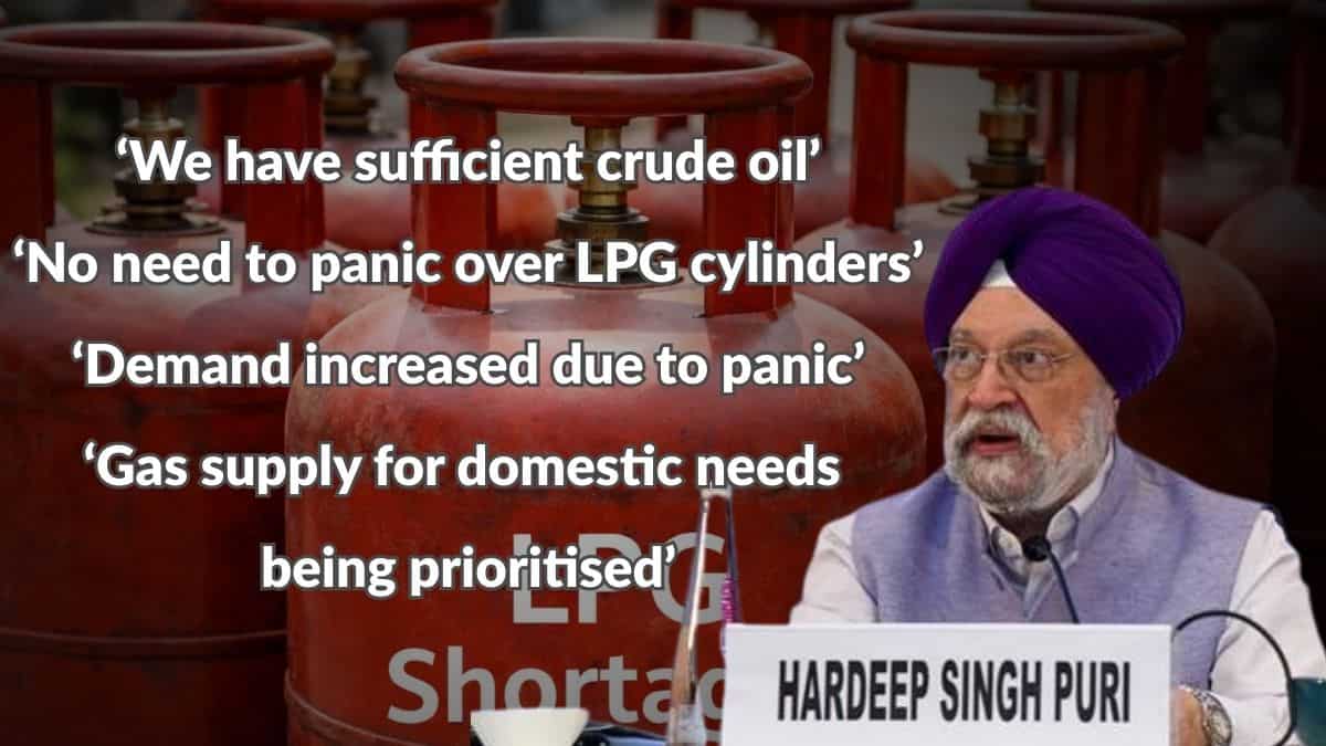 Middle East Crisis: LPG output up 28% in 5 days, demand rose due to panic, says oil minister