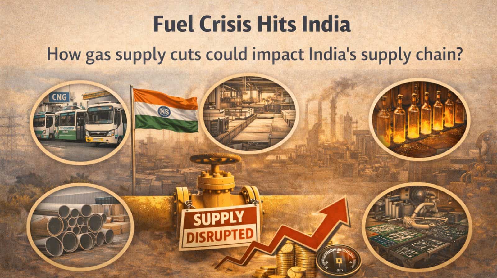 Fuel Crisis Hits India: How gas supply cuts could impact Country’s supply chain