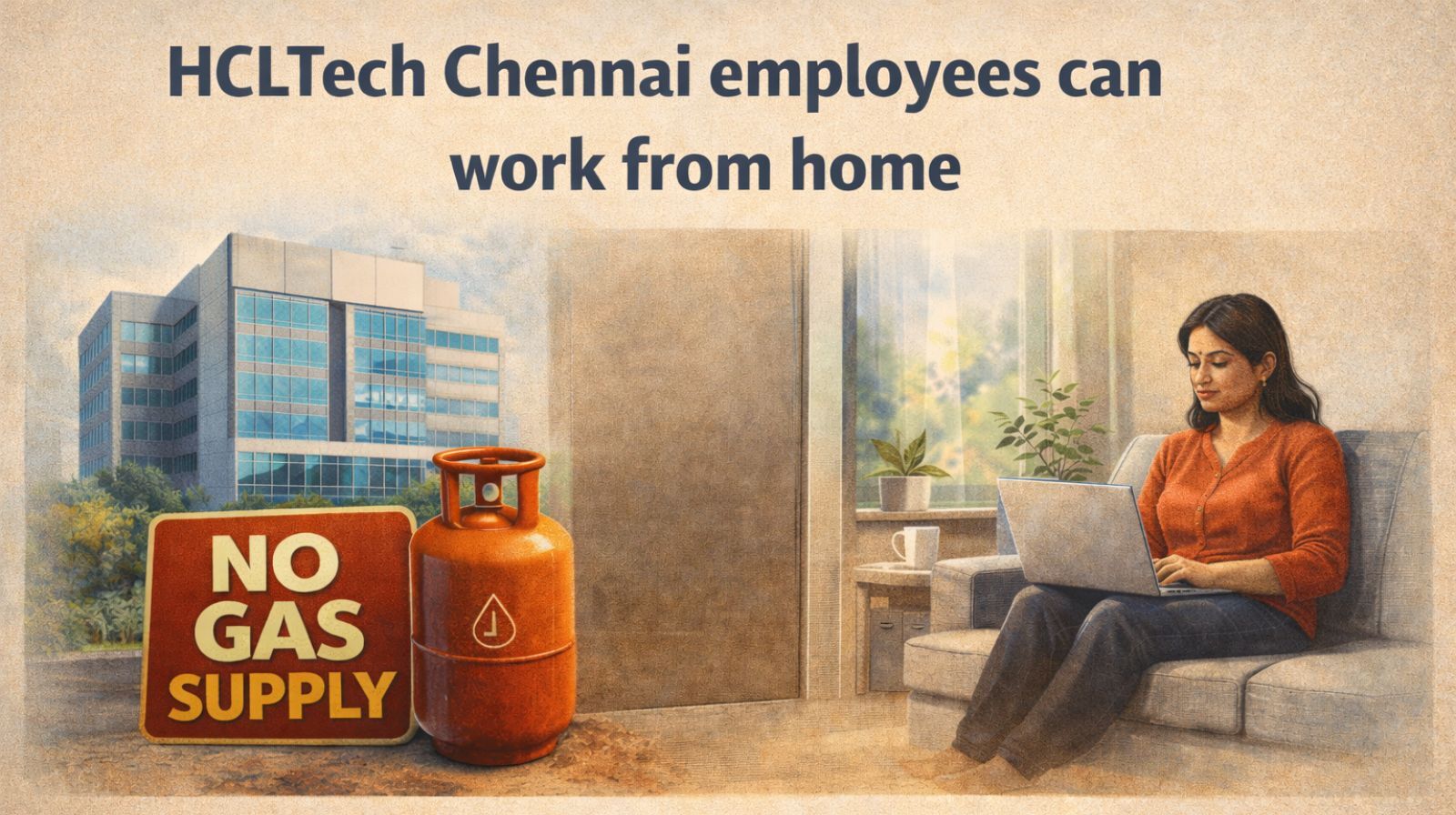LPG Crunch: HCLTech Chennai employees get optional WFH; no gas in canteen