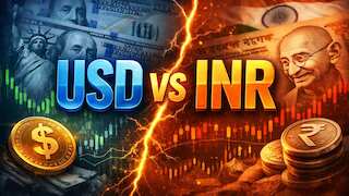 USD vs INR: Rupee slides to record low against US dollar; why the currency is falling and key levels to watch