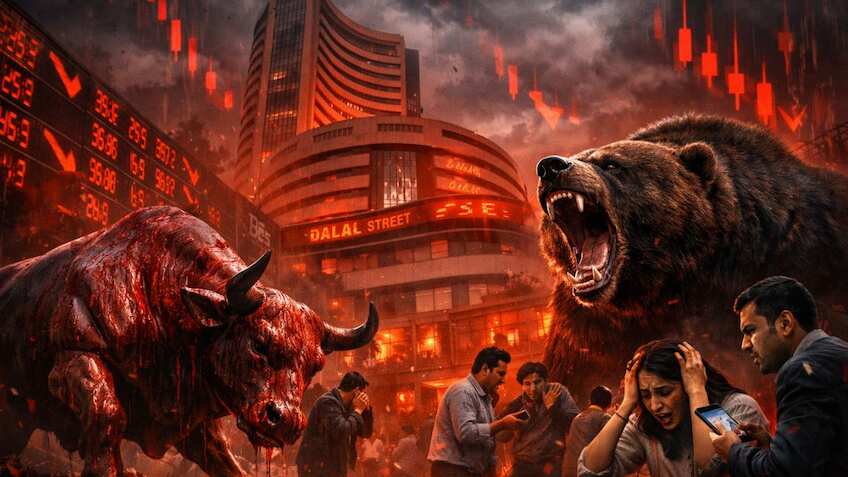D-Street Rout: Rs 10 lakh crore mcap erased as Sensex tumbles 1,470 points, Nifty ends below 23,200 