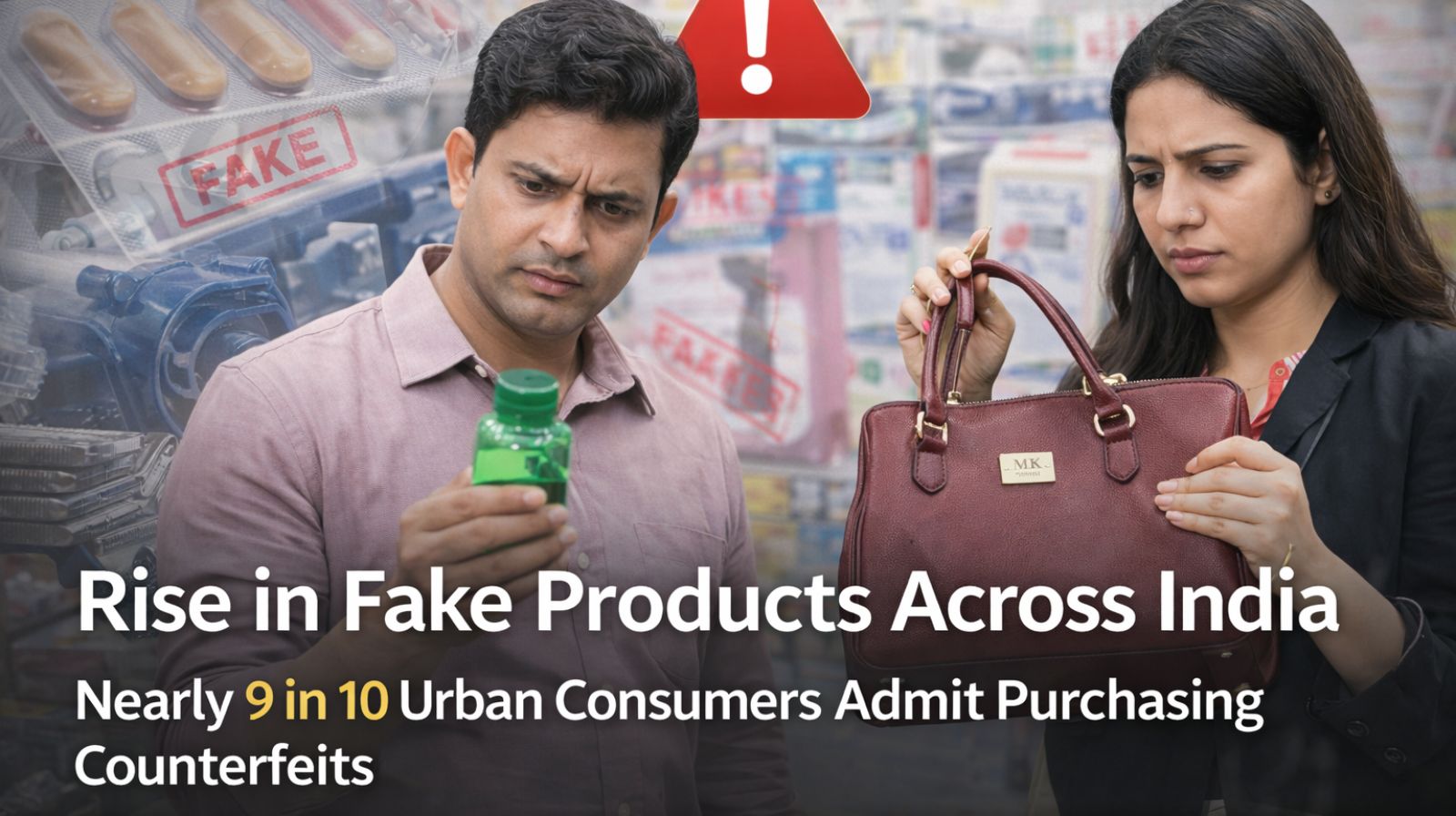 Nearly 35% of urban consumers in India admitted to having bought fake products in the last year: Report