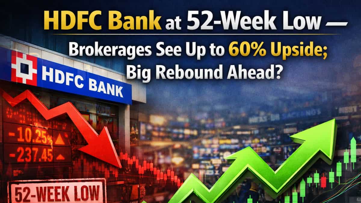 HDFC Bank at 52-week low — brokerages see up to 60% upside; big rebound ahead?