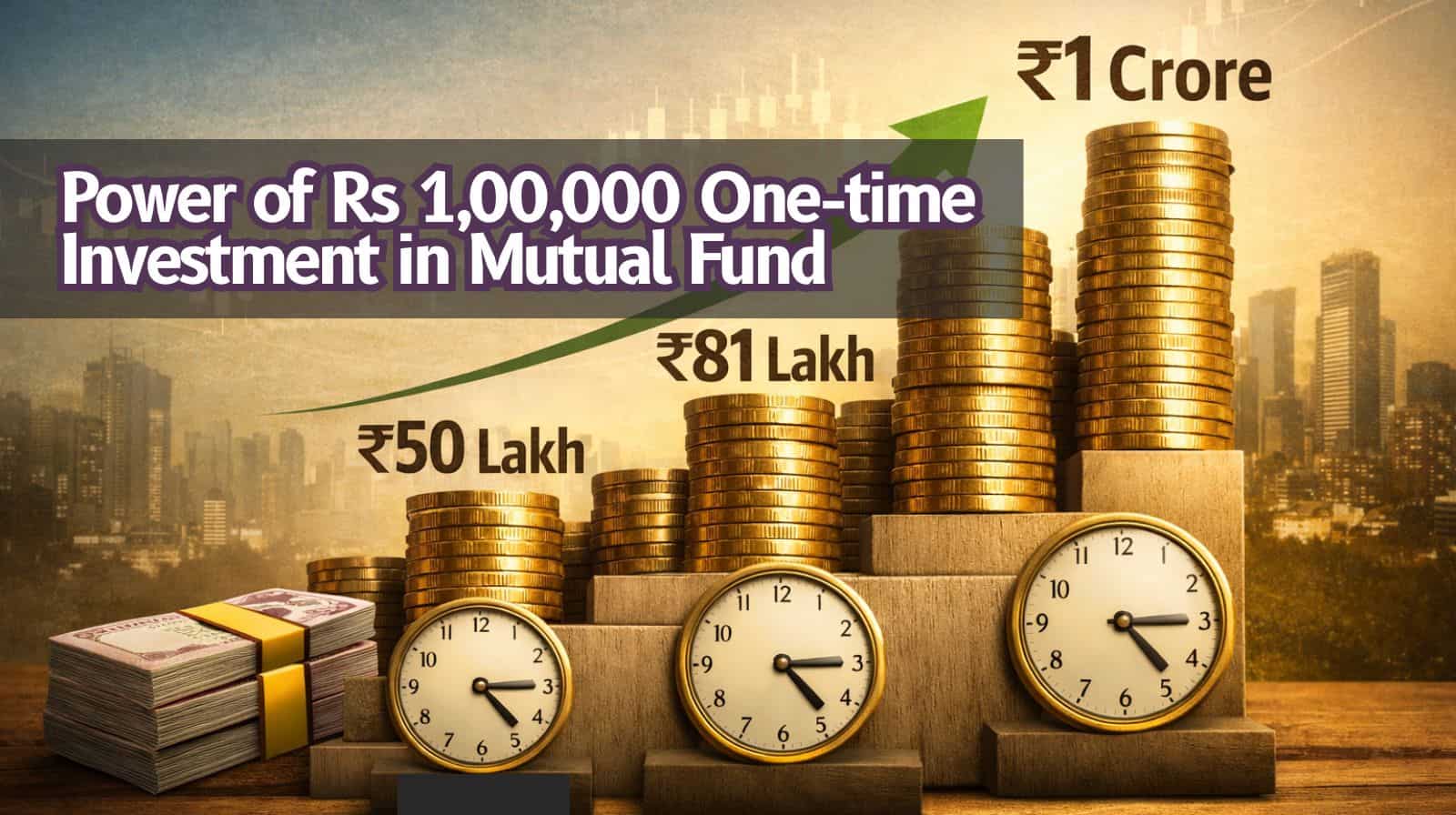 Power of Rs 1,00,000 One-time Investment in Mutual Fund: In how much time your lump sum investment can generate around Rs 50,00,000, Rs 81,00,000 and Rs 1,00,00,000 corpus