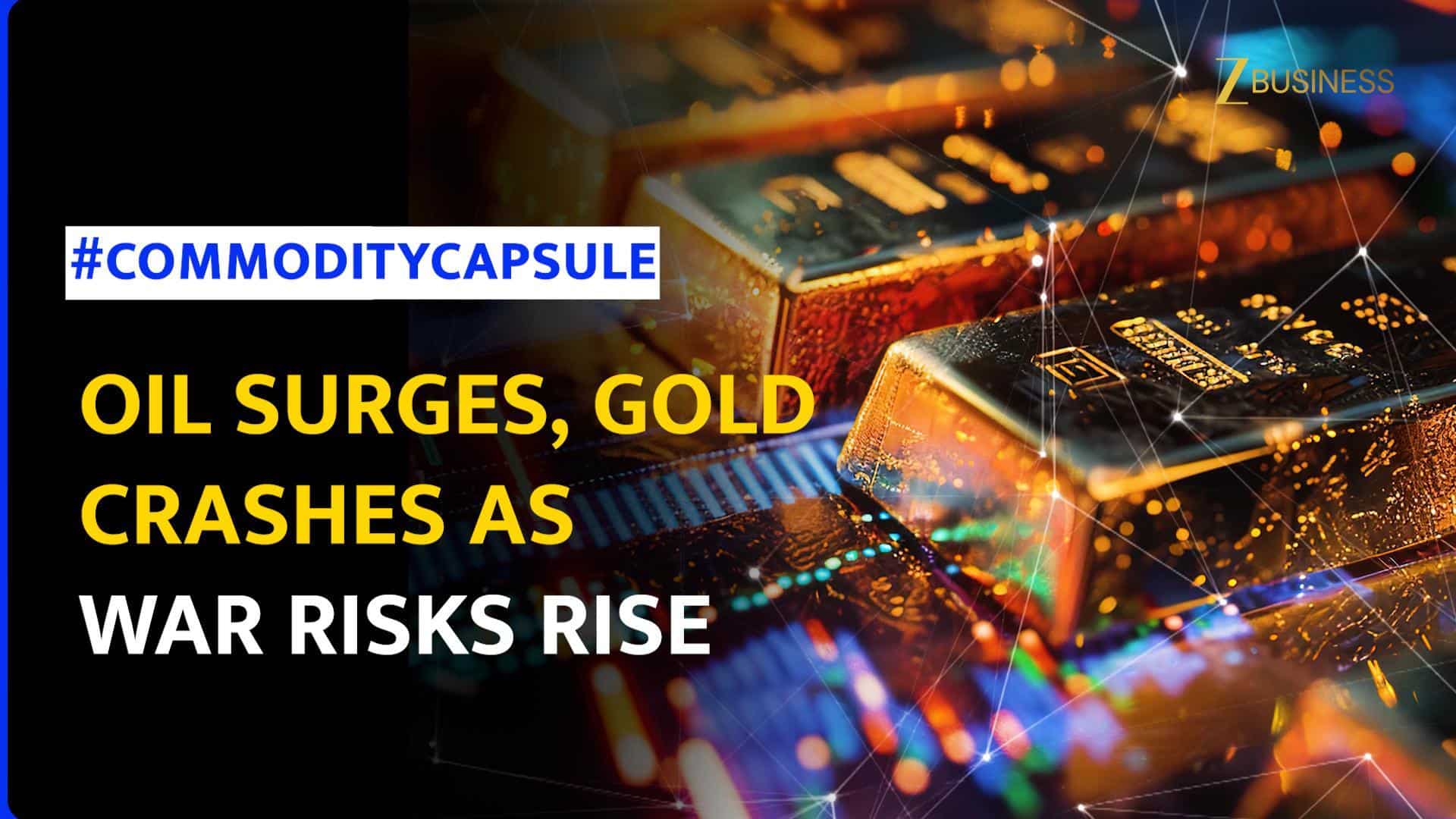 Oil rises near peak as Trump warns Iran; gold drops sharply amid war fears