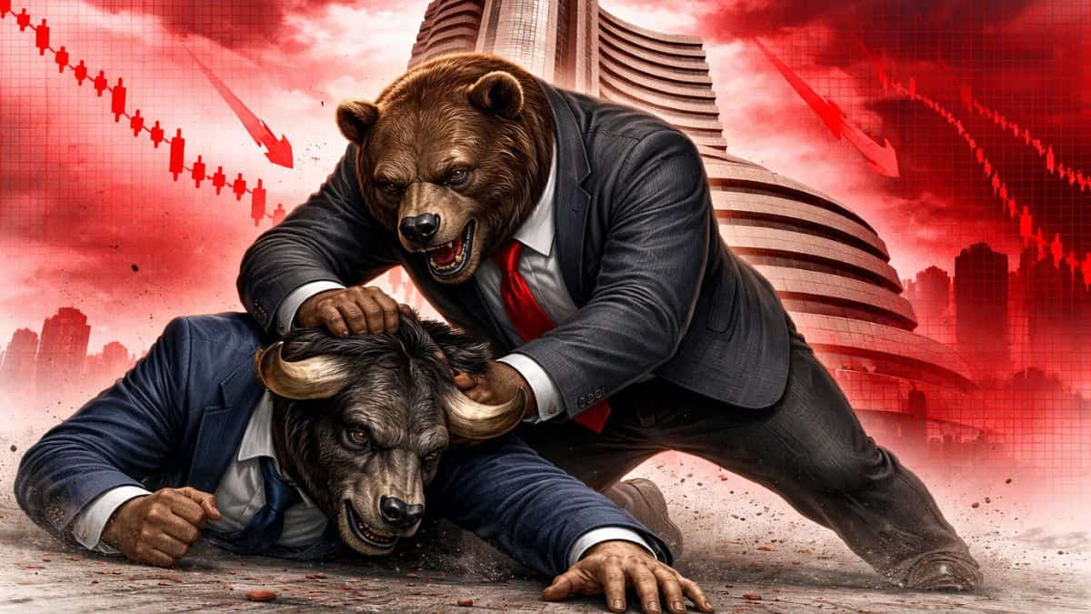 Closing Bell: Sensex crashes 1,635 Points, Nifty slips below 22,350 – Why did stock market fall today?