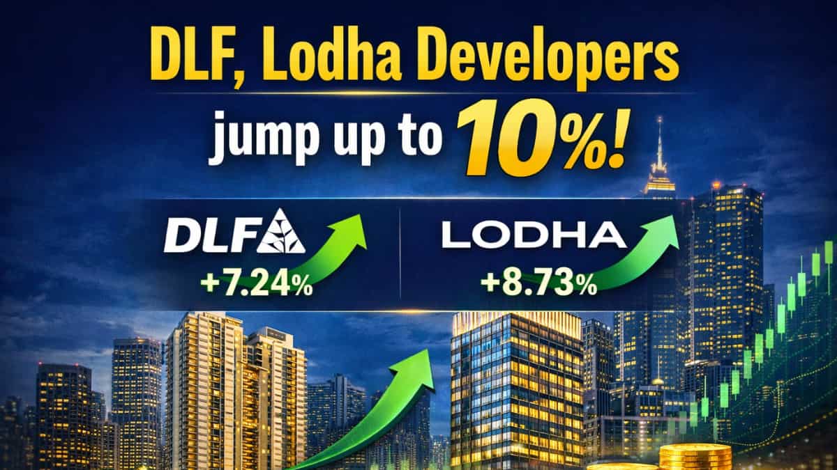Realty Stocks: DLF, Lodha Developers jump up to 10%–Brokerages see up to 30% upside