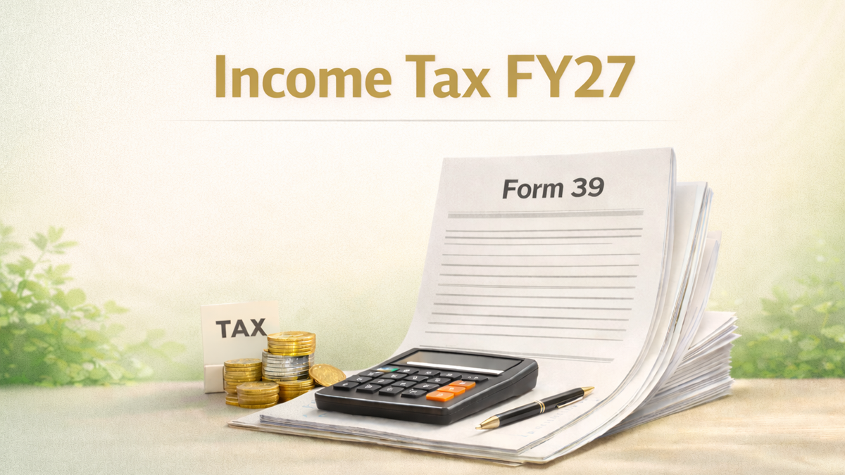 Income Tax FY27: New Form 39 to claim relief on salary arrears ...