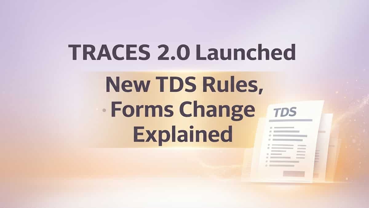 Income Tax Dept Launches TRACES 2.0: How new TDS portal works, what changes for taxpayers