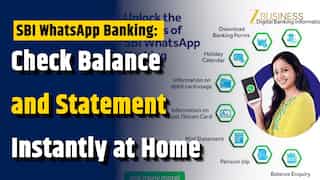 SBI WhatsApp Banking: Check Balance, Mini Statement and Loan Details Easily